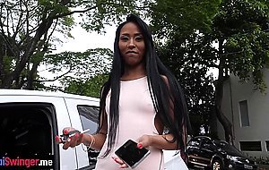 Sexy big ass Latina teen Amaya Takayo enjoyed deep anal sex by white guy