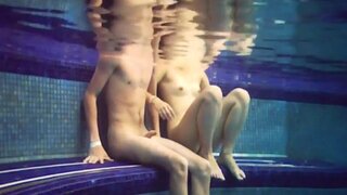 Underwater nudists