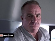 Muscle Hunk Gets Young Stud Into The Rescue Van And Gives Him A Safe Space To Share His Fantasies