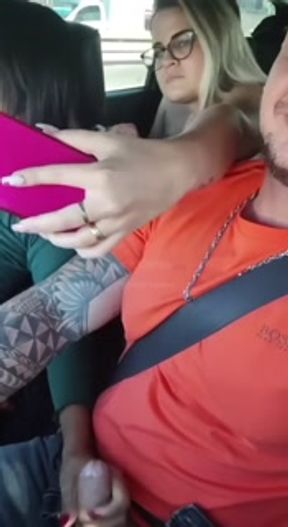FUCKED THE HOT BLONDE INSIDE THE CAR AND HER EX FILMED EVERYTHING
