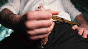 Amateur straight guys bisex boy masturbating, moaning and cumming in a condom cumshot