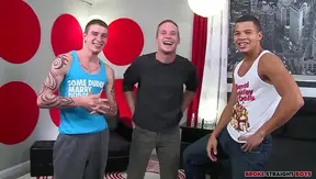 Massive Jock Dick Claims Virgin Ass in Steamy Threesome Ride – 18+