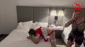 Valentine's Day Denial: Sissy Slut's Strap-on Submission