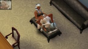 3D porn animation. Hentai. Sims 4 sex mod. Porn Ahsoka Tano and 2B. Star Wars. Nier automata