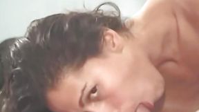 Hot natural tits teased and kissed for creampie in mouth