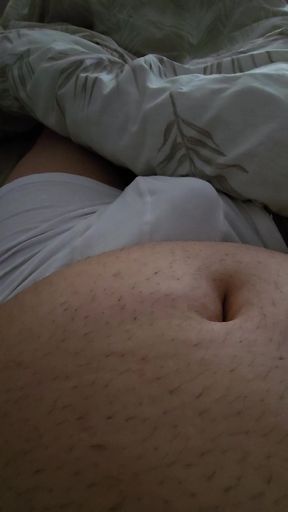 Step mom hand slip under step son white panties get his hard dick