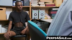 Perps4Sale.com - Sweet Black Perps Asshole Raw Banged in Office with BBC