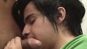 Skinny Latino twinks barebacking their wet holes hard