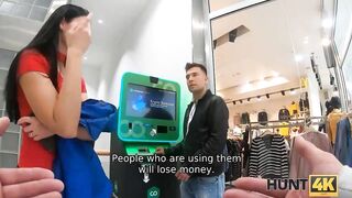 HUNT4K Cuck Exchanges Girlfriends Wet Pussy for Couple of Bitcoins