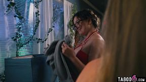 Stepdad's obsessed with stepson's fresh young bride Leana Lovings