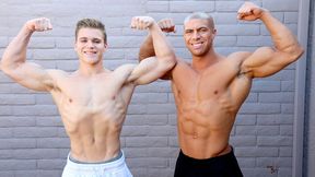 Ripped Muscles Clash - Kyle Dean Fucks Sean Costin Hard