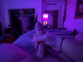 *ASMR LOUD MOANING* HUGE CUMSHOT AND DEEP VOICE DOMINANT MALE JERKING OFF