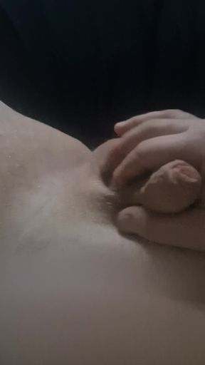 Playing with my cock