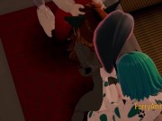 Furry Yaoi Hentai 3D - Threesome Bull and Horse Fuck Grey Fox