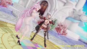 noVR mmd KoyoriChloe Dance 3d hololive Hentai