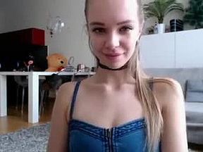 Sensual Blonde Teen Striptease 03