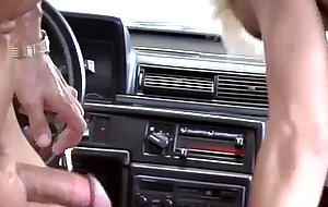 germa milf picked up for car sex