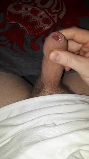 Morning wood and cum
