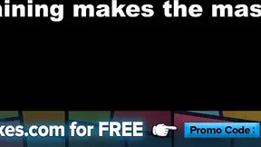 COUGAR helps petite give a good sucking before taking over for hot steamy sex