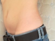 Sexy hips in jeans