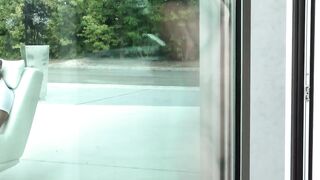 Anal Tease Outdoors - Sensual Anal Play with Sexy Brunette Liu-Moon