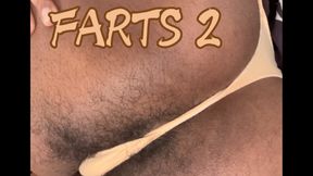 Sniff My FARTS 2: Hairy Ebony Fart Fetish 4K
