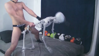 Halloween Skeleton Anal (cheers to Calacas Chidas)