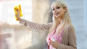 StepMom - Busty Blonde Milf Jessica Starling Lets Her Horny Stepson Titty Fuck Her In The Pool