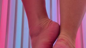 Red Light Tanning Room Barefeet