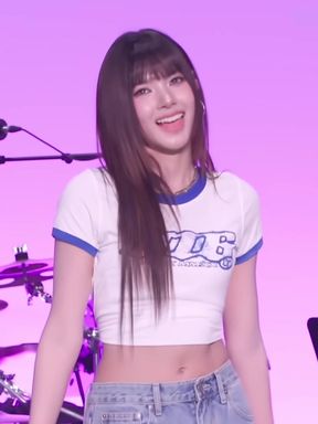 Thai K-pop fan with a belly button piercing gets naughty