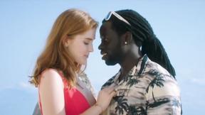 ”Bang on the Beach - Redhead Jia Lissa's huge black cock Xperience”