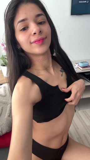 Female Onlyfans Model in Lingerie