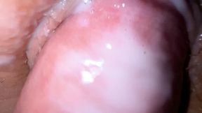 Fucked My Hot Stepsister Dirty Pussy Rubbing Cum on Ass