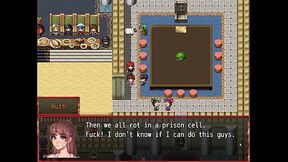 Muscular belly dancer dominates in harem hentai game