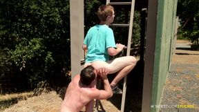 NextDoorTwink Basketball Court BLOW-JOB and Tear Up