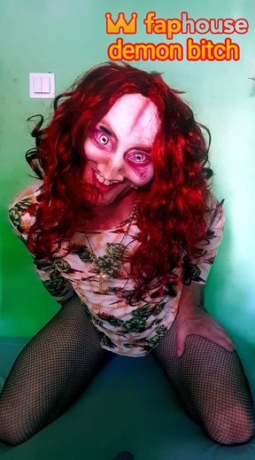 Horny demon bitch needs an exorcist