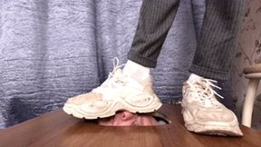 Alternatiive 19 yo girl tramples my floor-face using Crosby sneakers (part 4 of 5), flo704x 1080p