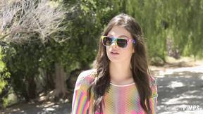 ”Big Tits Inked Brunette Maddy May Fucks A Big Black Dick Doggystyle”