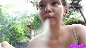Outdoors cooking and smoking