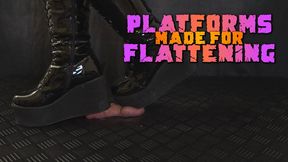 Platform Made for Flattening (Close Version) - TamyStarly - Cock Balls Crush Trample, Shoejob, Bootjob, CBT, Ballbusting, Trampling, Stomping