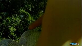 These two fucked on the chair in the middle of the yard and its brilliant