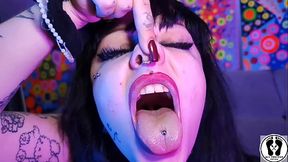 HORNY DEEDEELOVE BIG BOOBS ARMPITS AND NOSE FETISH FILM