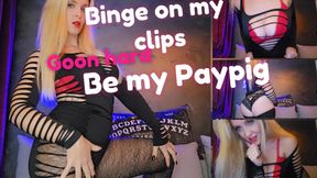 Goddess’s Clip Whore Training – Your official entry into clip ad*ion hell