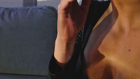 Red lipstick, leather, all white cigarette and a glass of rose