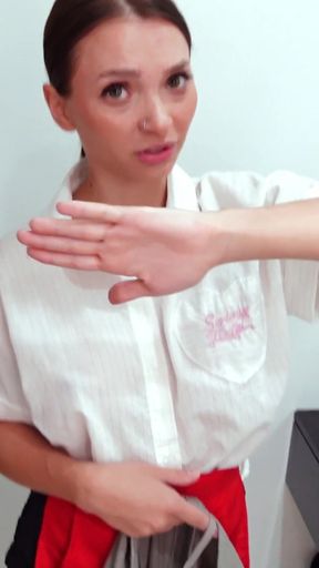 Waitress Fucked Up the Order and Paid With Her Body   Clip 1