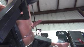 Strap on Stories -pegging -slut Puppet Caged & Slut Hole Pumped Until He Erupts. Side & Bottom POV's