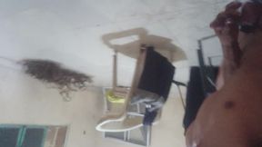 Hot skinny masturbating alone