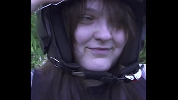 Look at my boobs on a motorcycle!