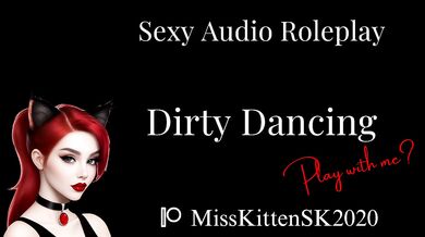 British hottie dances solo while erotic audio makes her squirm