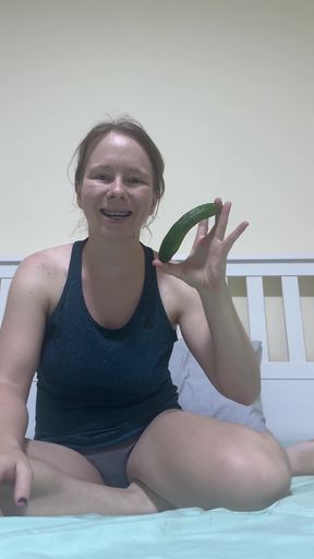 Small Crooked Cucumber Satisfies Me